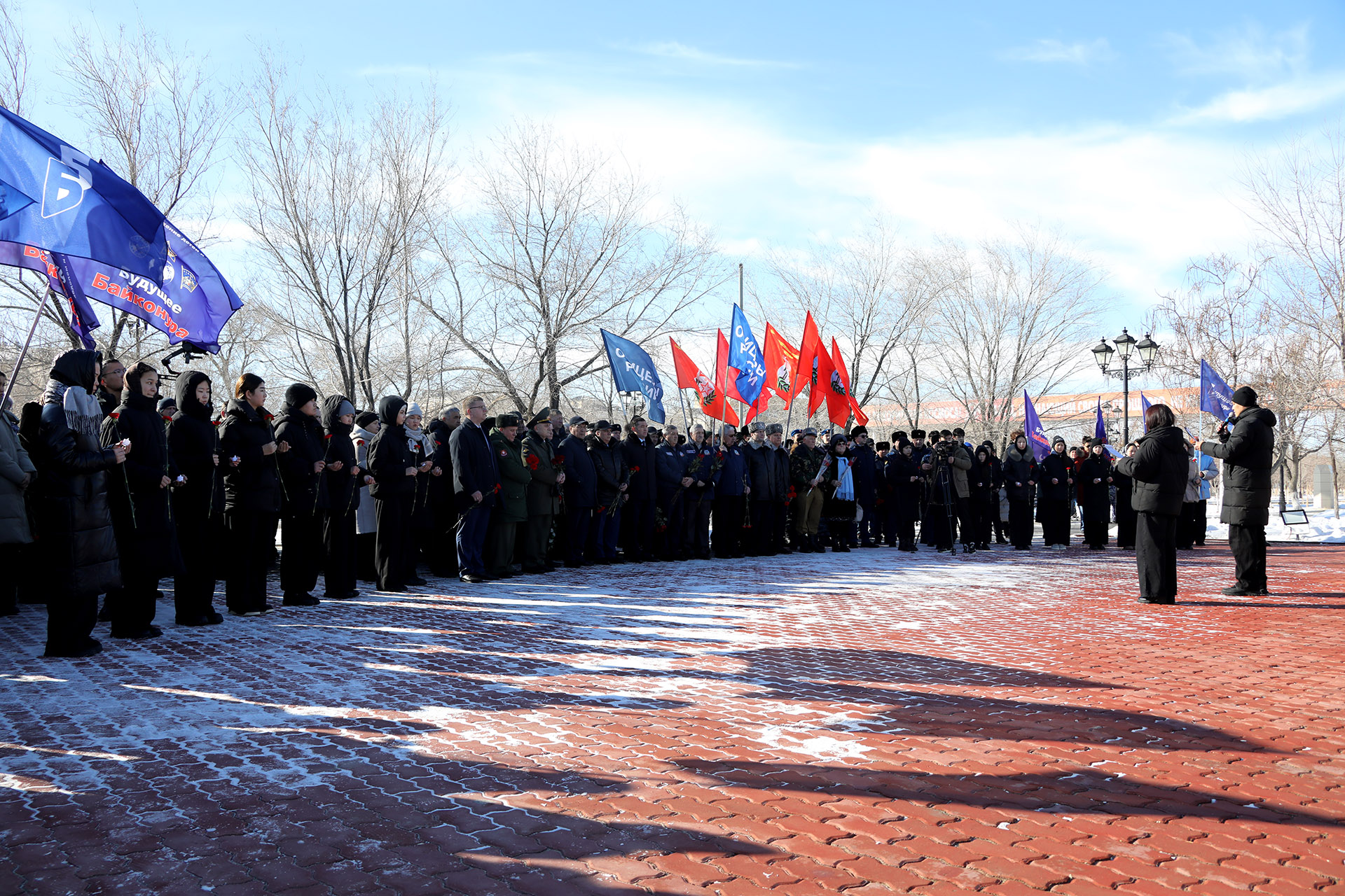 В Байконуре состоялся митинг в честь Дня памяти воинов-интернационалистов